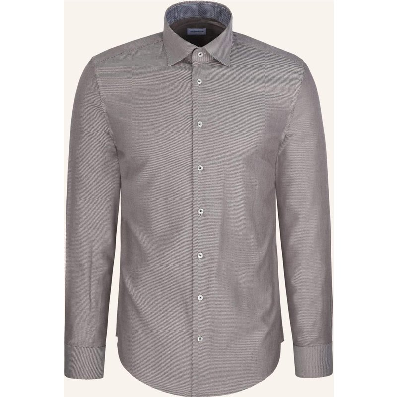 Seidensticker Business Hemd Shaped Fit braun