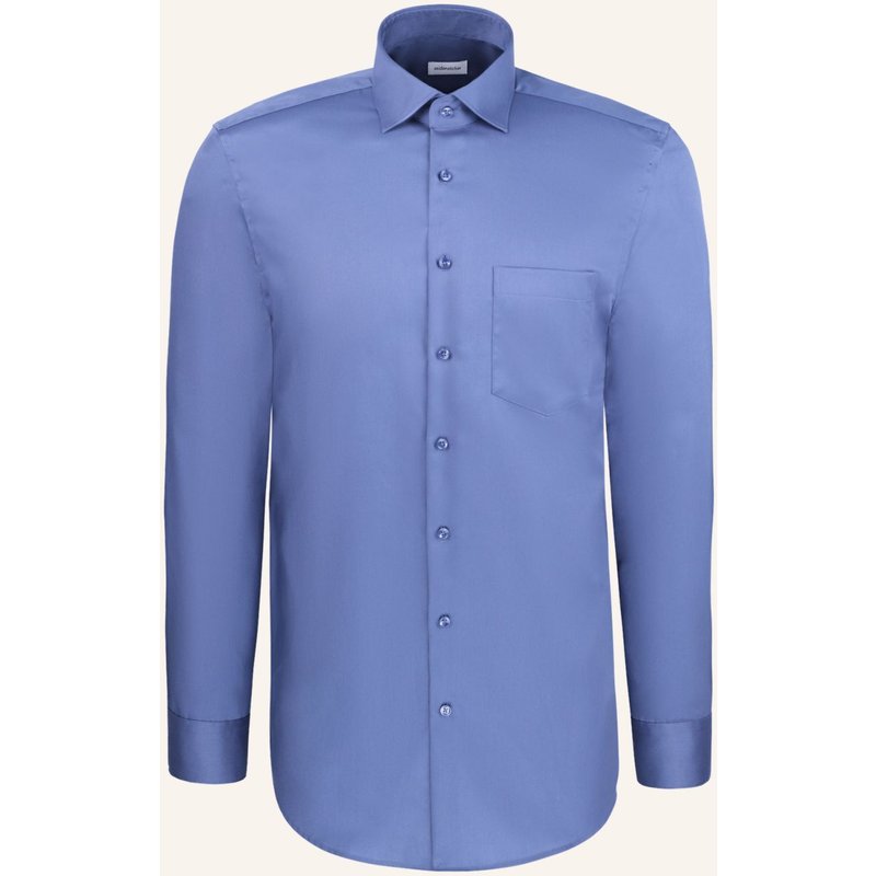 Seidensticker Business Hemd Regular Fit blau