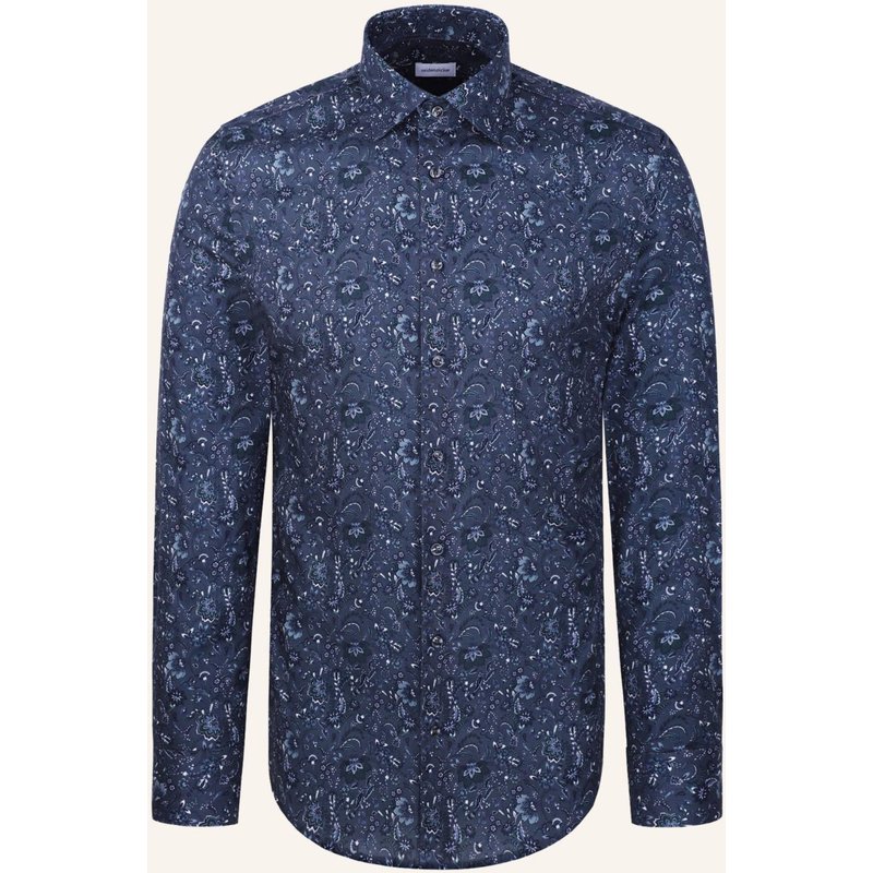 Seidensticker Business Hemd Slim Fit grau