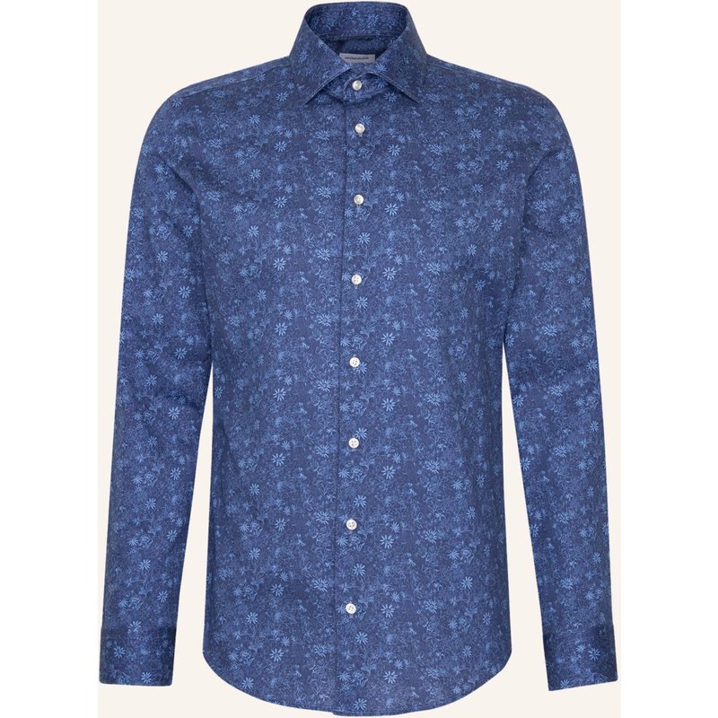 Seidensticker Business Hemd Shaped Fit blau