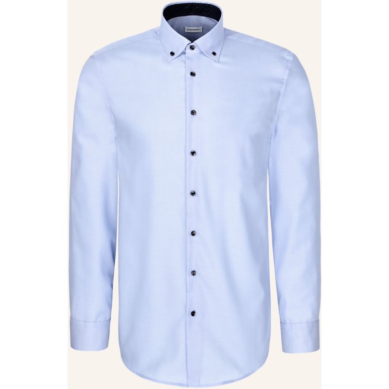 Seidensticker Business Hemd Slim Fit blau