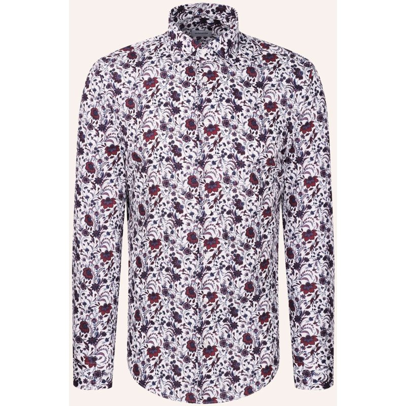 Seidensticker Business Hemd Shaped Fit rot
