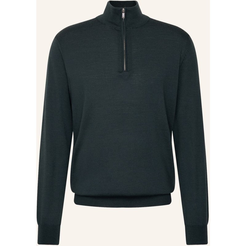 Seidensticker Quarter Zip Regular Fit gruen