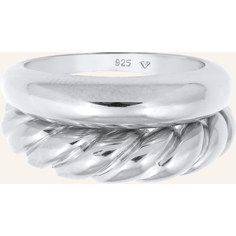 Elli 2er-Set Ringe silber