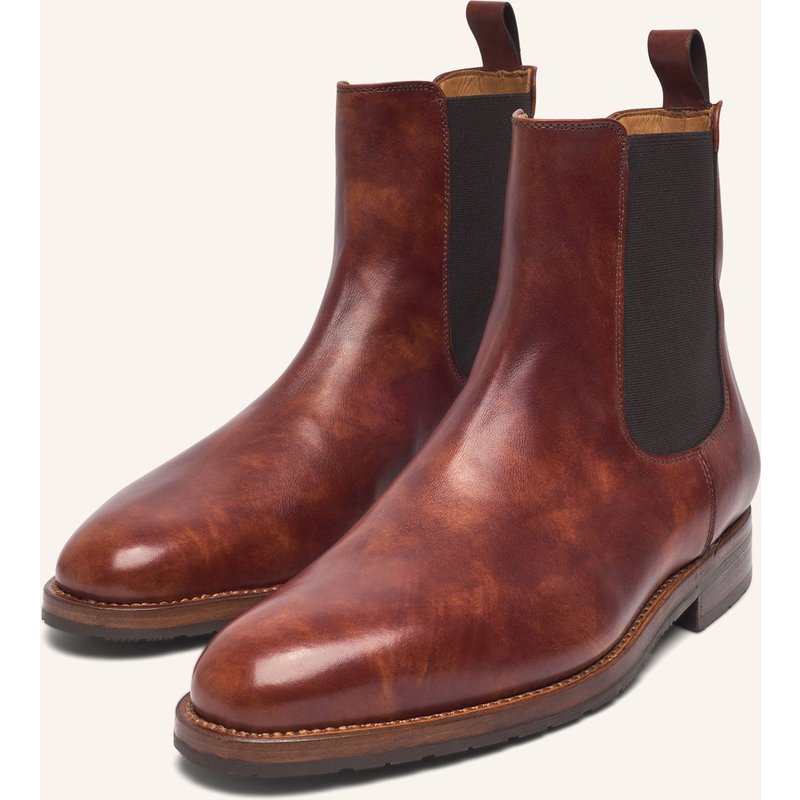 Heinrich Dinkelacker Chelsea-Boots Luzern Plain Tc braun
