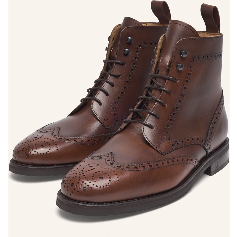 Henry Stevens Schnürboots Winston fbdb2 braun