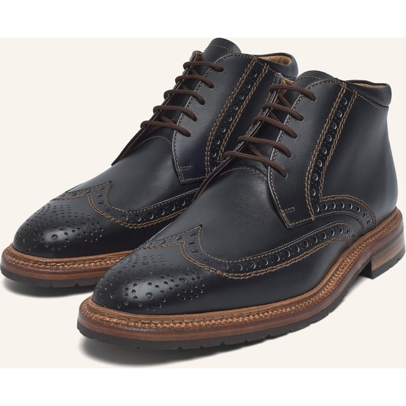 Heinrich Dinkelacker Boots Luzern Full-Brogue Sc schwarz