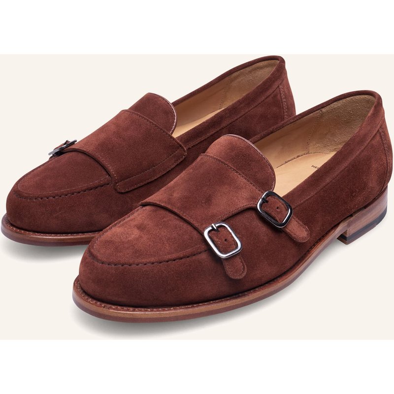 Heinrich Dinkelacker Loafer Wien Double Monk V braun