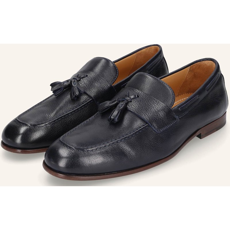 Heinrich Dinkelacker Loafer Amalfi Plain Tassel W blau