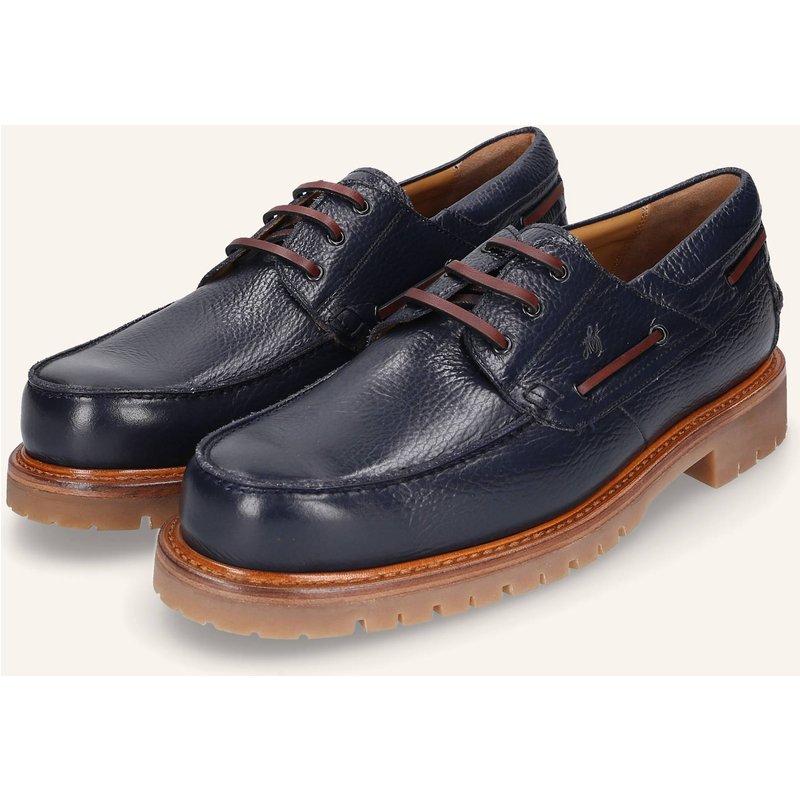 Heinrich Dinkelacker Bootsschuh Miami Plain T blau