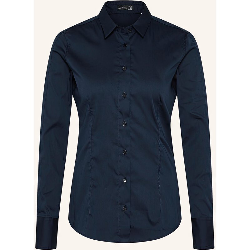 Van Laack Bluse Modern Fit blau