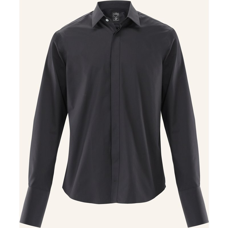 Van Laack Hemd Slim Fit schwarz