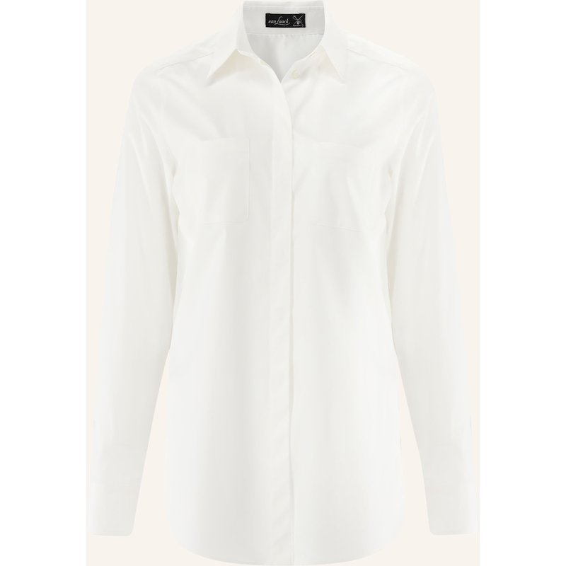 Van Laack Bluse Modern Fit weiss
