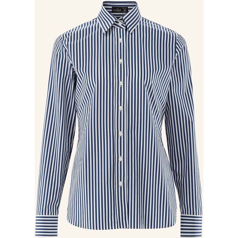 Van Laack Bluse Modern Fit blau