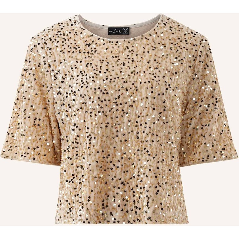 Van Laack Bluse Modern Fit braun