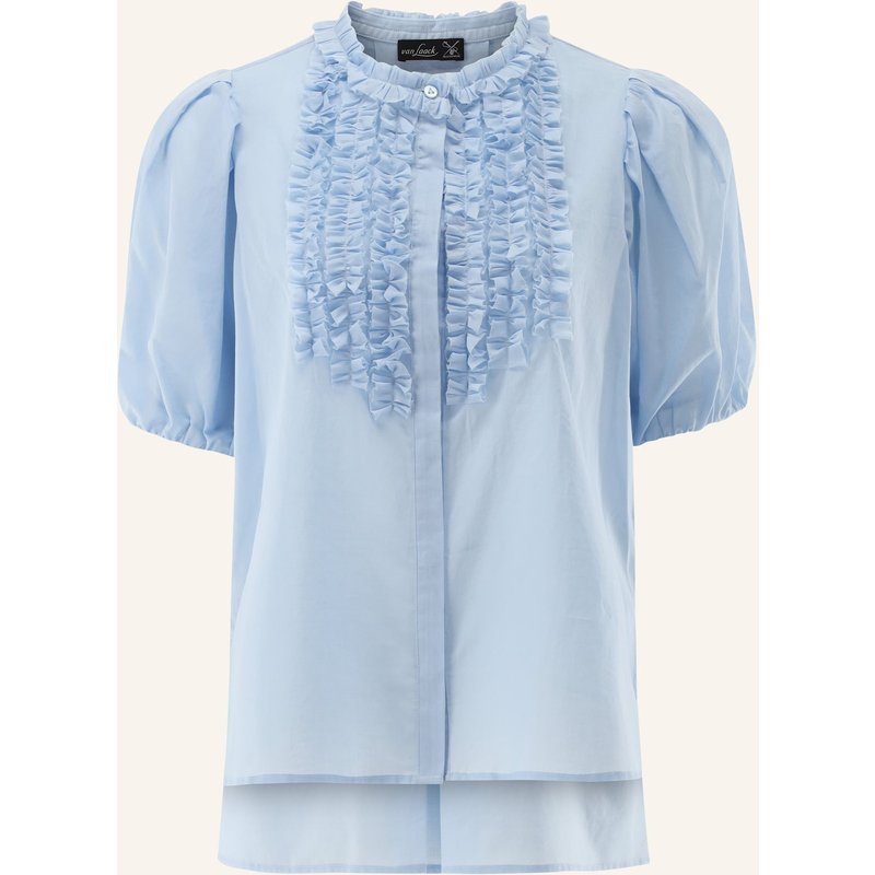 Van Laack Bluse Modern Fit blau