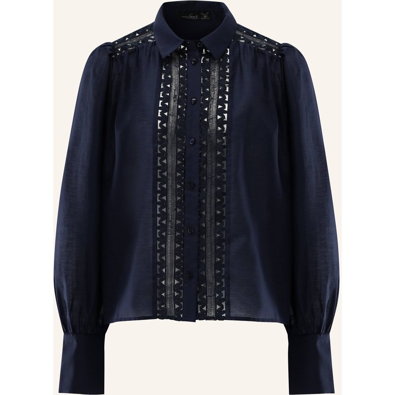 Van Laack Bluse Modern Fit blau