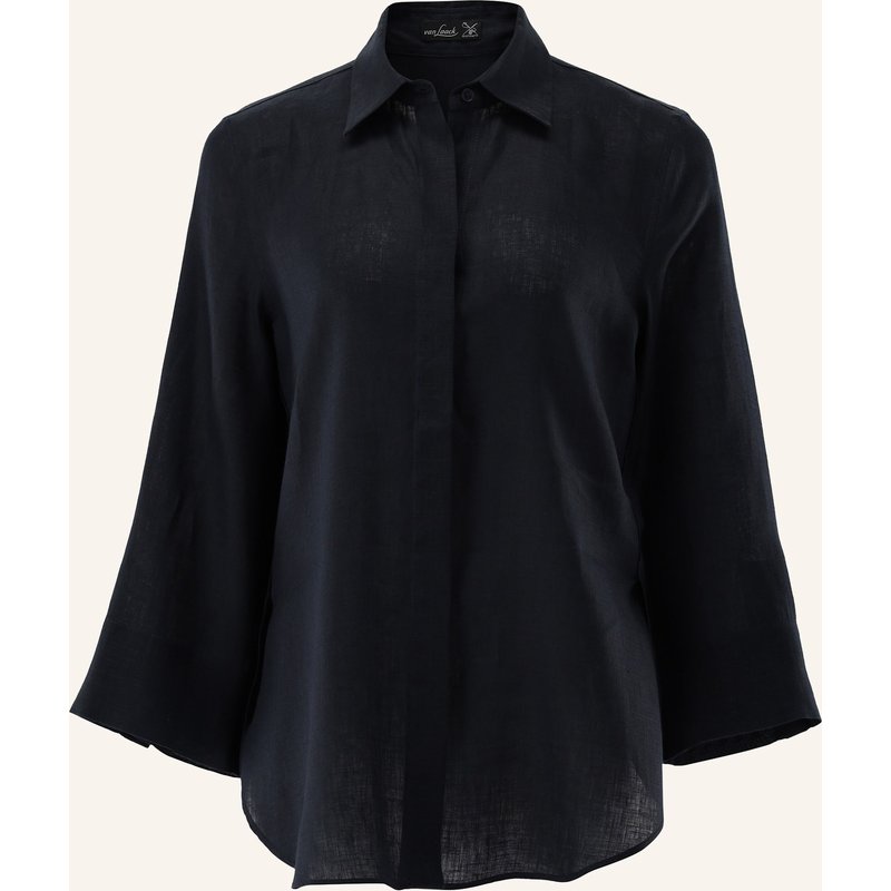 Van Laack Bluse Modern Fit blau