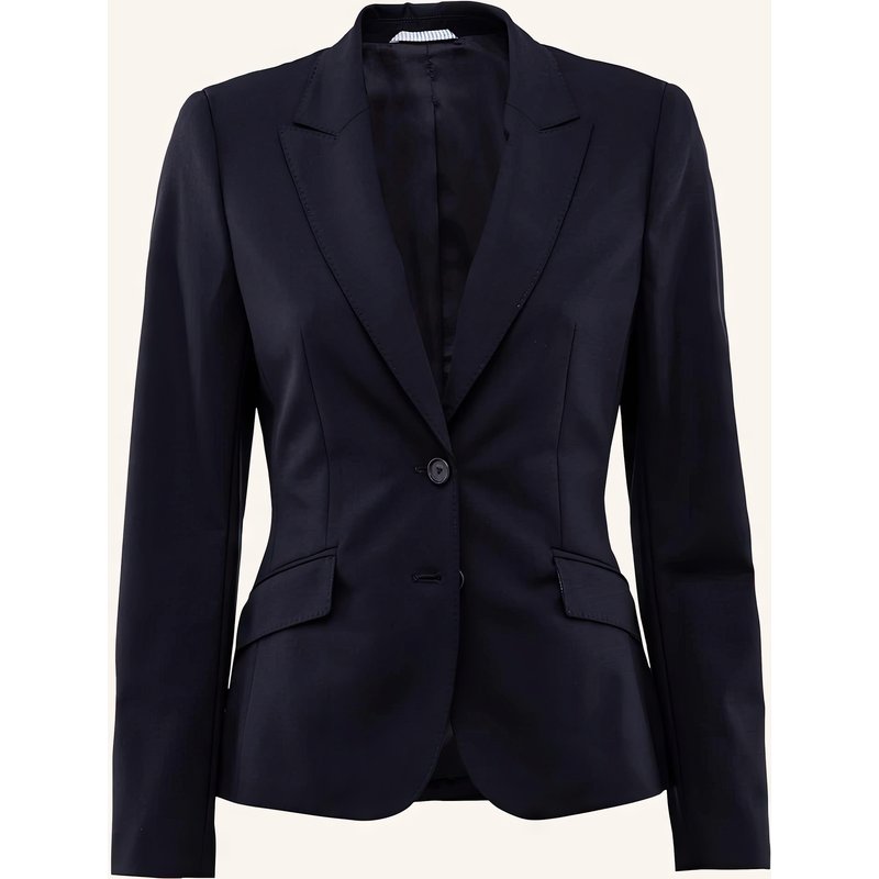 Van Laack Mantel Slim Fit blau