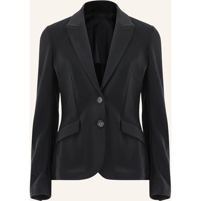 Van Laack Mantel Modern Fit schwarz