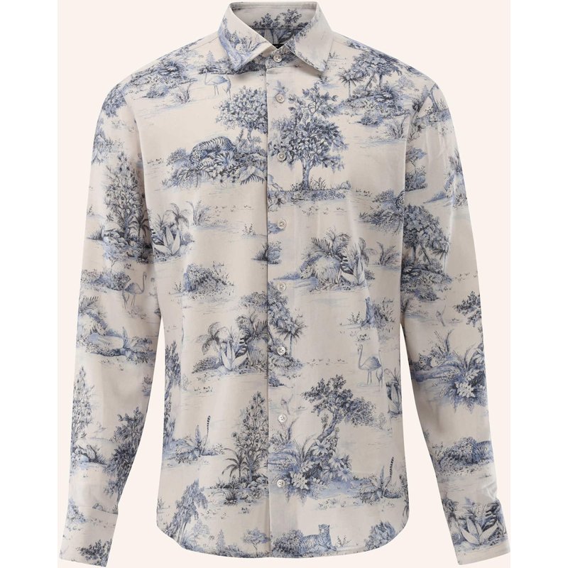 Van Laack Hemd Slim Fit braun