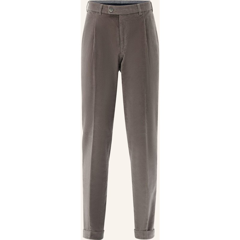 Van Laack Hose Slim Fit grau