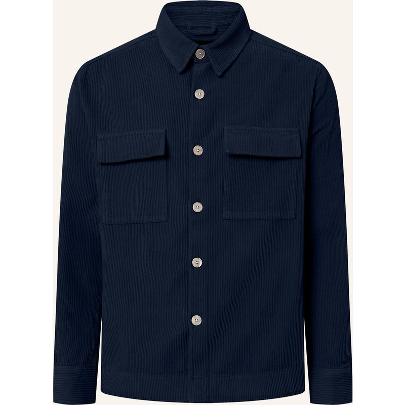Maerz Muenchen Cord-Overjacket blau
