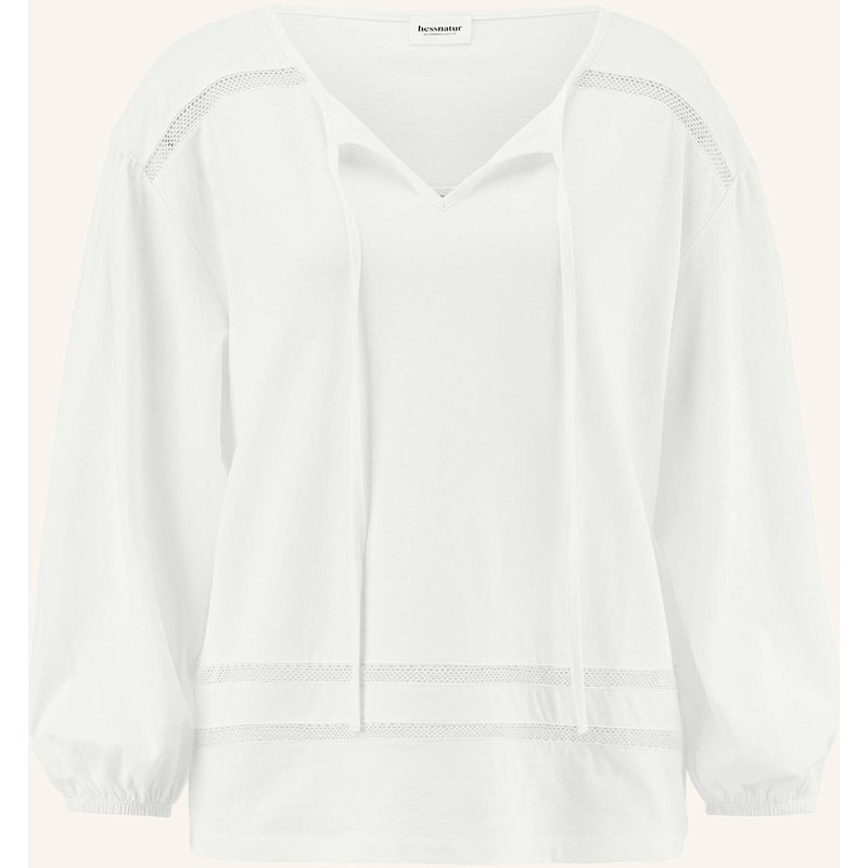 Hessnatur Bohemian Longsleeve weiss