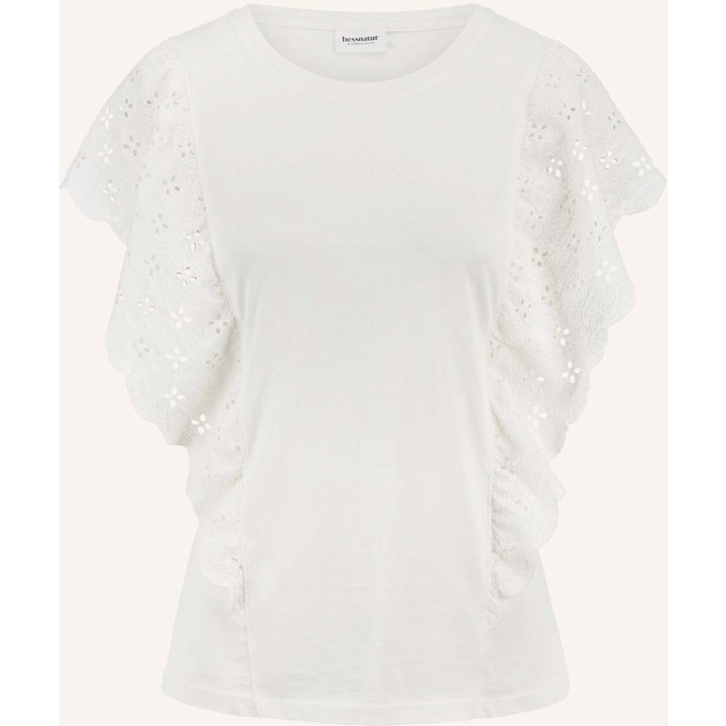 Hessnatur Bohemian T-Shirt weiss