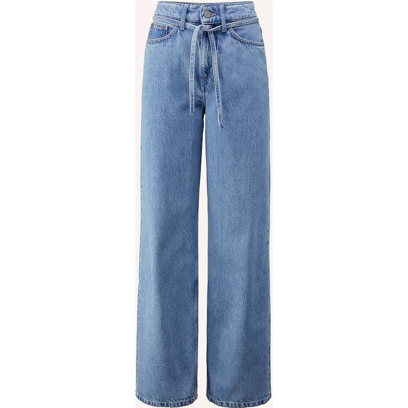 Hessnatur Jeans Wide Leg blau