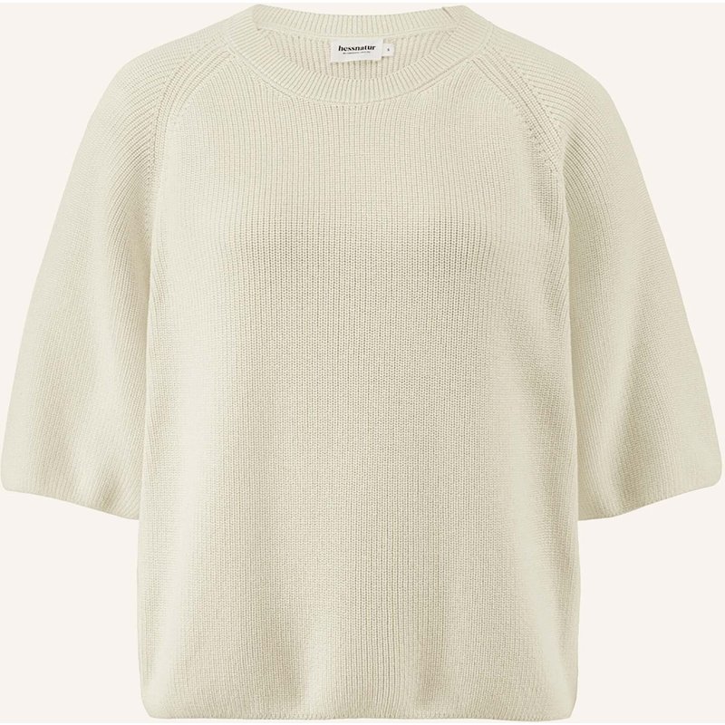 Hessnatur Strickpullover weiss