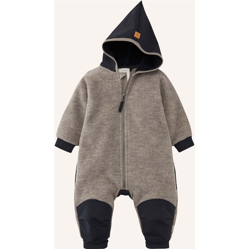 Hessnatur Wollfleece Overall grau