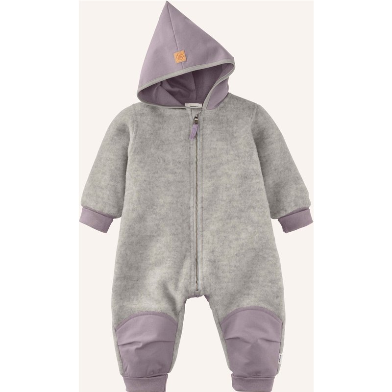 Hessnatur Wollfleece Overall grau