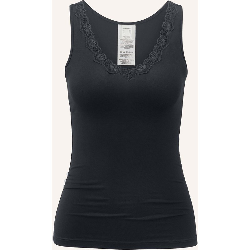 Hessnatur Tank Top schwarz