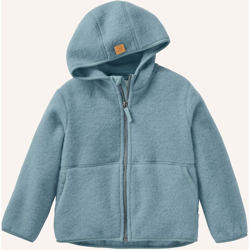 Hessnatur Wollfleece Jacke blau