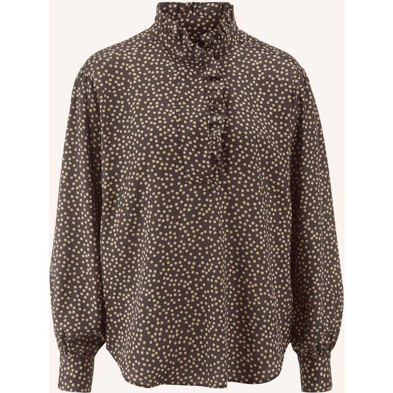 Hessnatur Hessnatur Bluse Relaxed Aus Saxcell®Lyocell braun