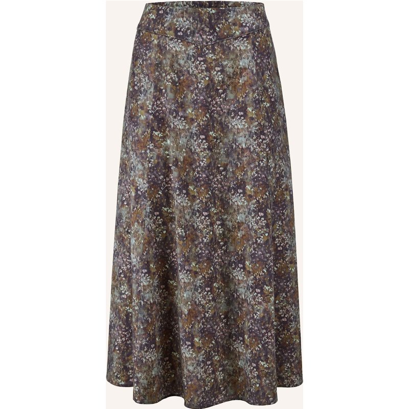 Hessnatur Hessnatur Rock Midi Aus Tencel™ Lyocell- Und Lenzing™ Ecovero™ Viskose lila