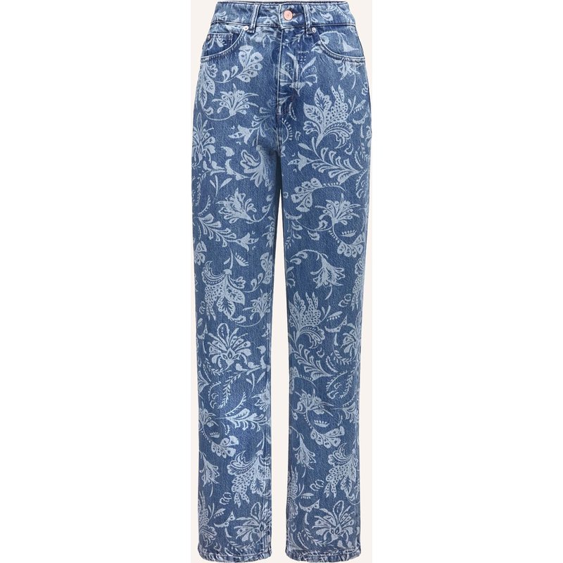 Hessnatur Hessnatur Jeans Straight Relaxed Aus Bio-Baumwolle Mit Tencel™ Lyocell blau