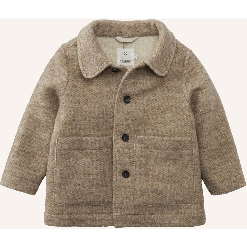 Hessnatur Hessnatur Kurzmantel Relaxed Aus Rhönwolle Und Europäischer Schurwolle beige