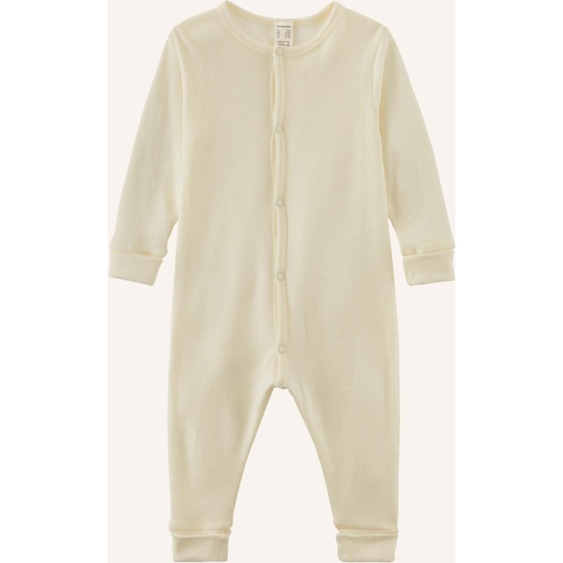 Hessnatur Hessnatur Schlafoverall Aus Bio-Merinowolle Mit Seide beige