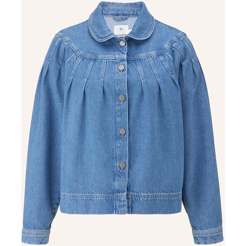 Hessnatur Hessnatur Jeansjacke Relaxed Aus Bio-Baumwolle Mit Tencel™ Lyocell blau