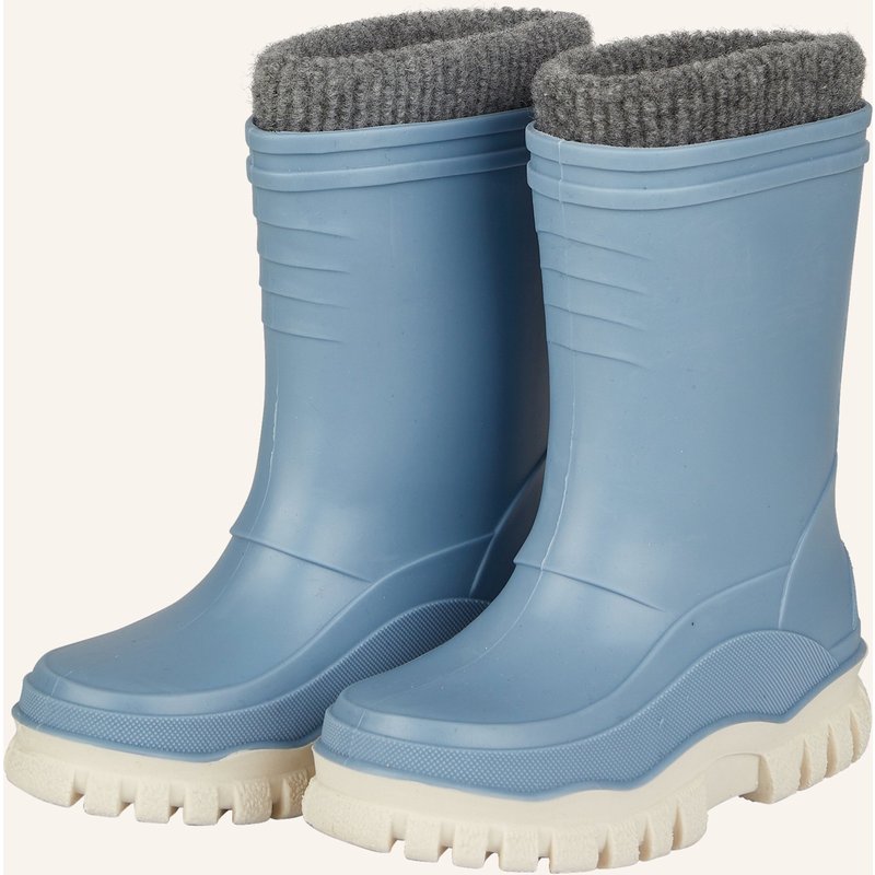 Sterntaler Gummistiefel Uni Gefüttert blau