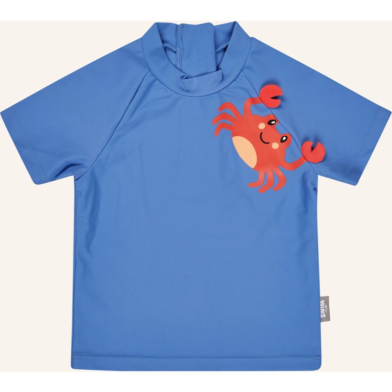 Sterntaler Badeshirt Kurzarm Krabbe blau