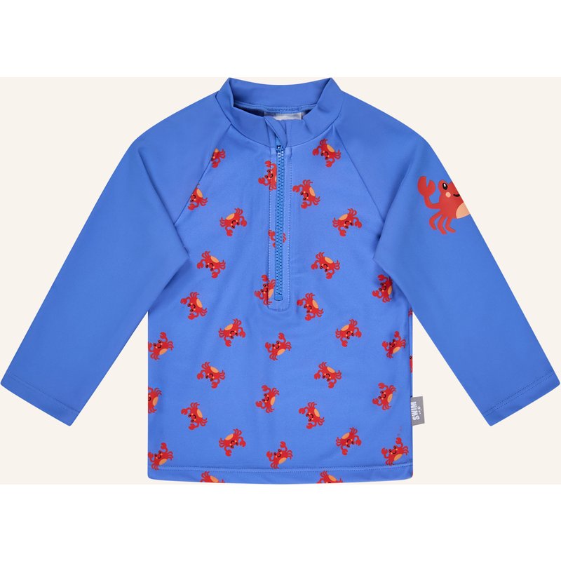 Sterntaler Badeshirt Langarm Krabbe blau