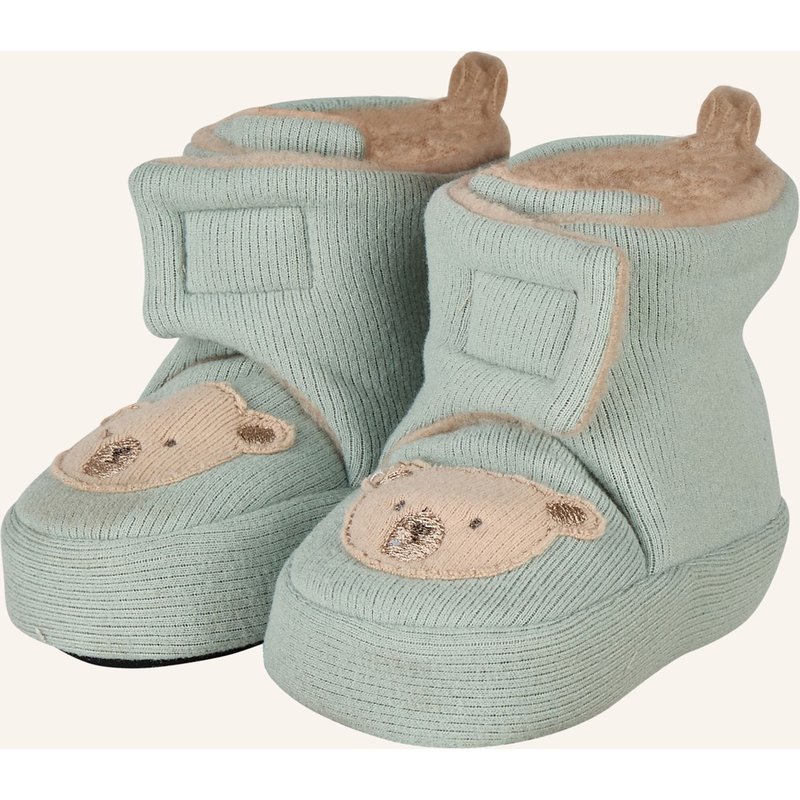 Sterntaler Baby Stiefel Bärchen gruen