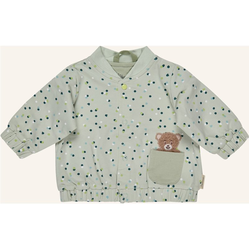 Sterntaler Babyjacke Konfetti gruen