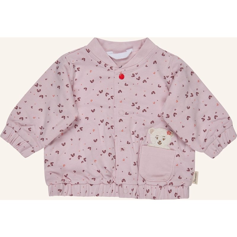 Sterntaler Babyjacke Herzen pink