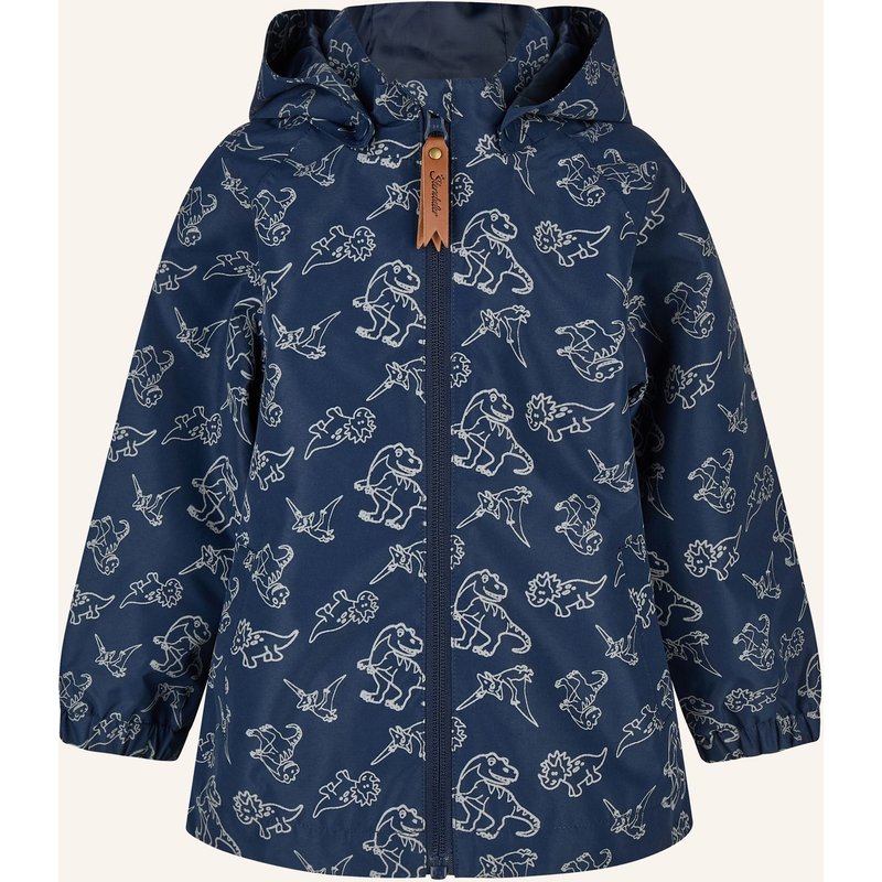 Sterntaler Regenjacke Gefüttert Dino blau