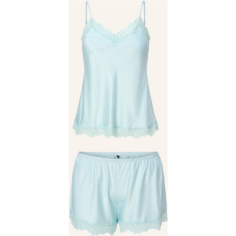 Lingadore Daily Satin Top & Short blau