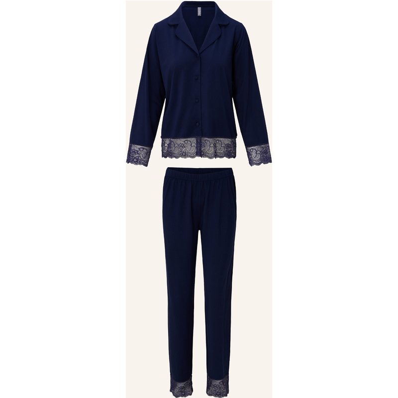 Lingadore Nachtwäsche Set blau
